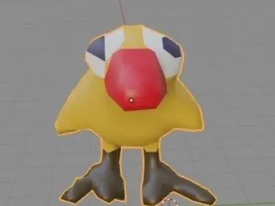 bird funny toy Free 3D model