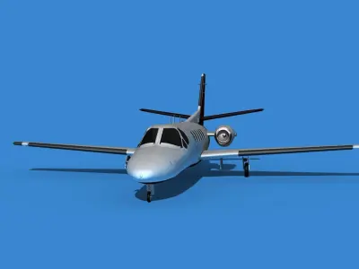 Cessna Citation 550 II Bravo V10 3D model