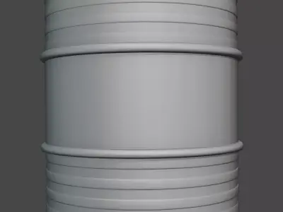 Barrel Free low-poly 3D model order