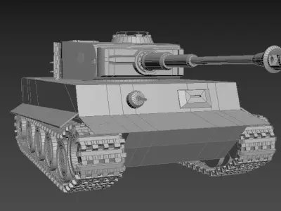Tiger E1 3D model