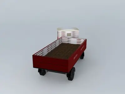 Eco Rail Scammell No 5 Dummy! Old Steam Days Free 3D model