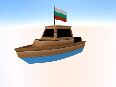 Bulgaria Fishing Boat 3D model