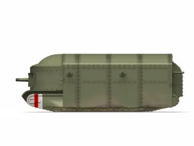 FlyingElephant british infantry tank 3D model
