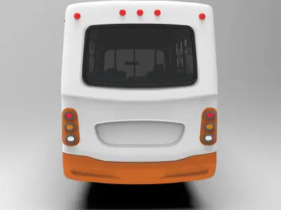Chevrolet NPR Servibus Granate 3D model
