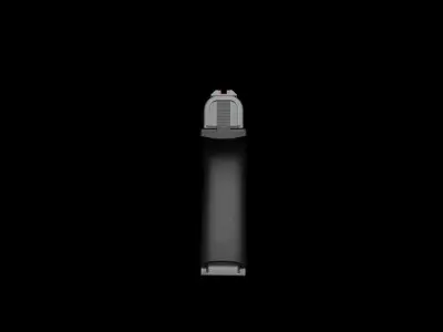 Pistol Game Ready ORM Low-poly 3D model