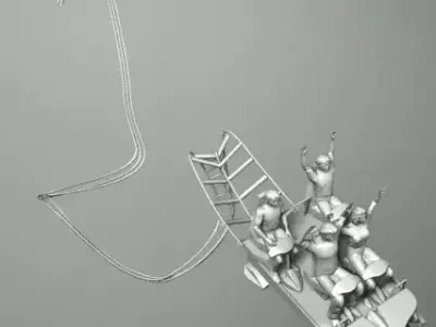 ROLLER COASTER 2 3D model purchase