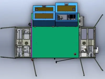 Automatic linear loop placement machine 3D model