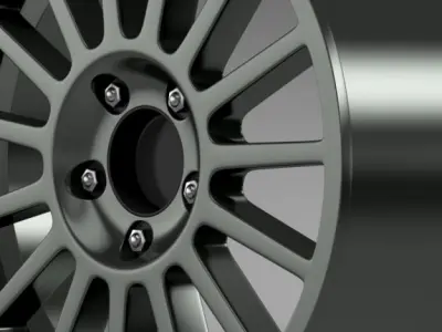 VW Polo R WRC rim 3D model