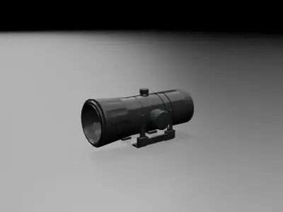 Modular Game Ready Laser sight for guns Free low-poly 3D model