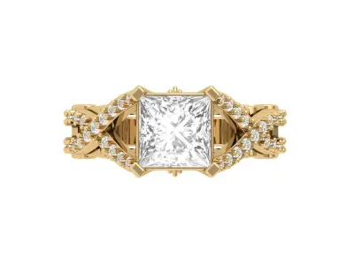 Princess Infinity Ring 3D print model purchase
