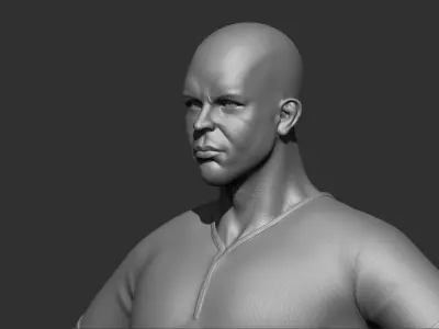male body 3d print 3D model