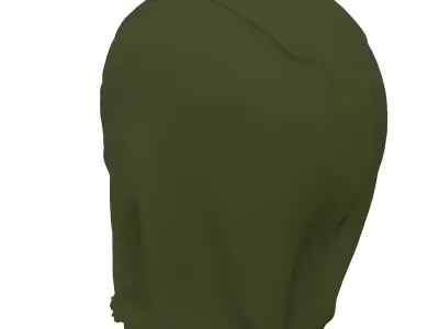Tactical Military Balaclava Ski Mask Low-poly 3D model