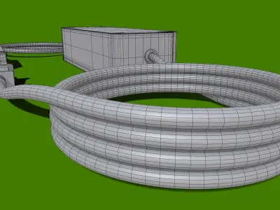 Charger Adapter Electronics 3D model