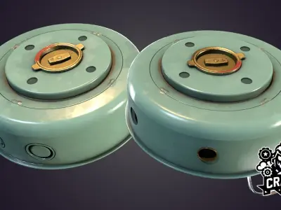 M20 Anti-Tank Game Ready PBR Asset Free low-poly 3D model