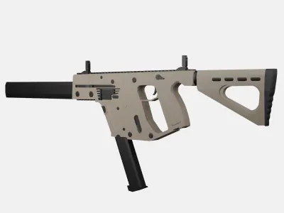 Kriss Vector Low-poly 3D model 5