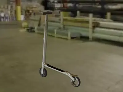 Audi Scooter Low-poly 3D model