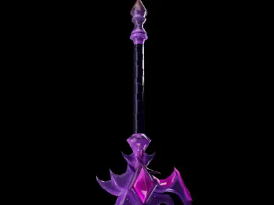 sword of darkness Low-poly 3D model
