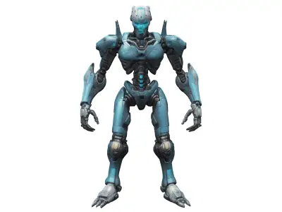 scifi morph cyborg dead space 3D model