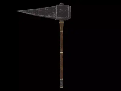 Fantasy Old Hammer Low-poly 3D model