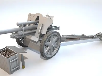 10-5 cm leFH 18 Howitzer 