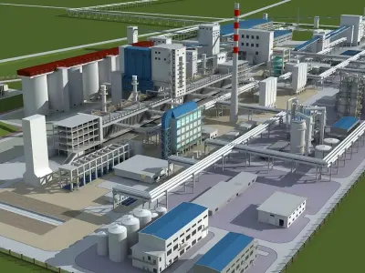 Factory 1 3D model