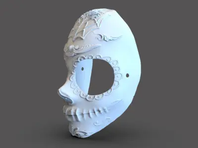 Catrina Mask 3D print model