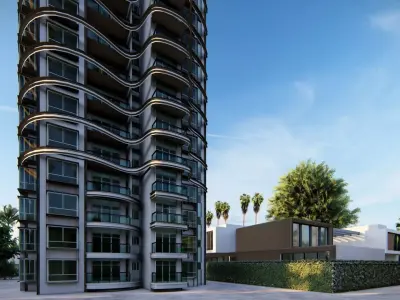 Highrise Building 02 3D model