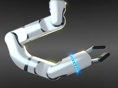 Robotic Arm Rigged 3D model purchase