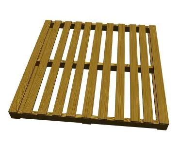 Wood Pallet 3D model get