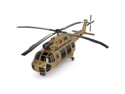 Utility Helicopter 3D model buy