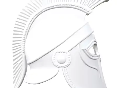 Spartan Helmet - Spartan Helmet stl - Sci Fi helmet 3D print model