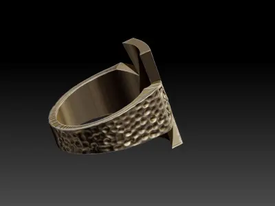 Maltese Cross - Pope Ring 3D print model