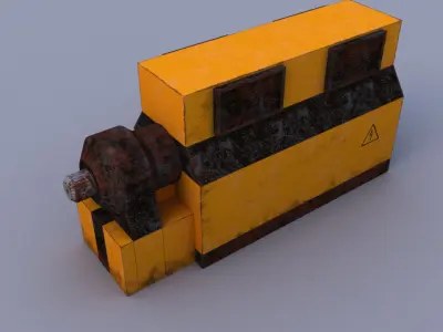 Power Generator Low-poly 3D model buy