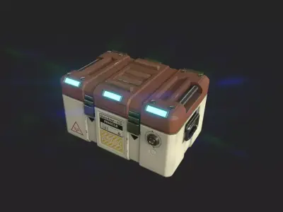 Sci-fi Box 3D print model