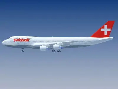 Swiss Air Model Boeing 3D model
