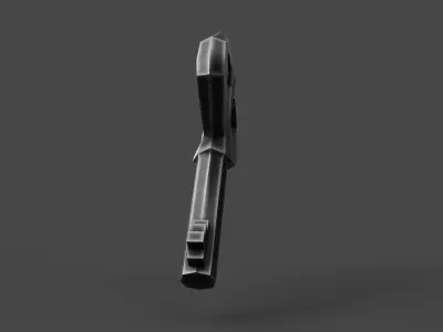 Key Metal Old Fantasy and Vintage Concept Low-poly 3D model