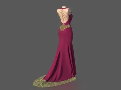 FORMAL DRESS 3D model
