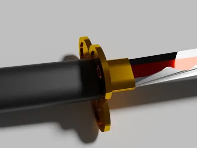 Roronoa Zoros Enma One Piece 3D model