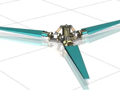 Variable Pitch Rotor Free 3D model