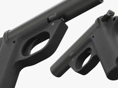  Unloaded Signal Pistol with Green Flare Cartridge 