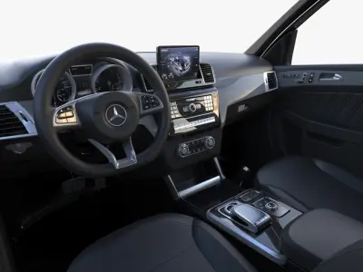 Interior Mercedes gle 250 (LOW detail) 3D model