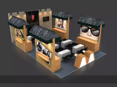 Exhibition - Area - 6X9-3DMAX2012-03 3D model