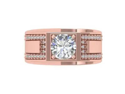 Wedding Ring  3D print model 341