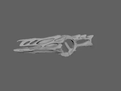 Gun 3D Model 3D model purchase