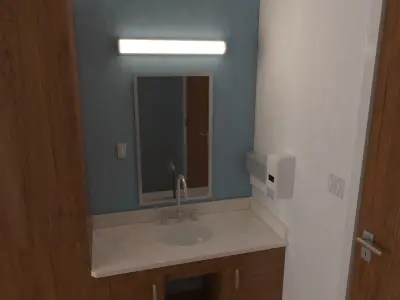 Patient Room 3D model