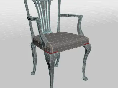 Armchair chair 3D model purchase