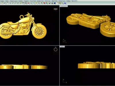 Motorcycle 3D-print model file 3D print model