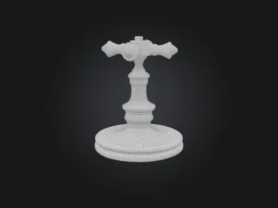 Valve Handle Low-poly 3D model