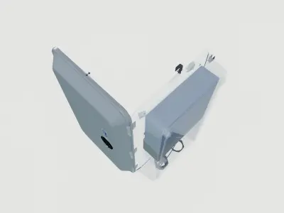 Cubicle Meter 3D model