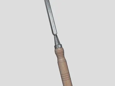 CC0 - Chisel Free low-poly 3D model
